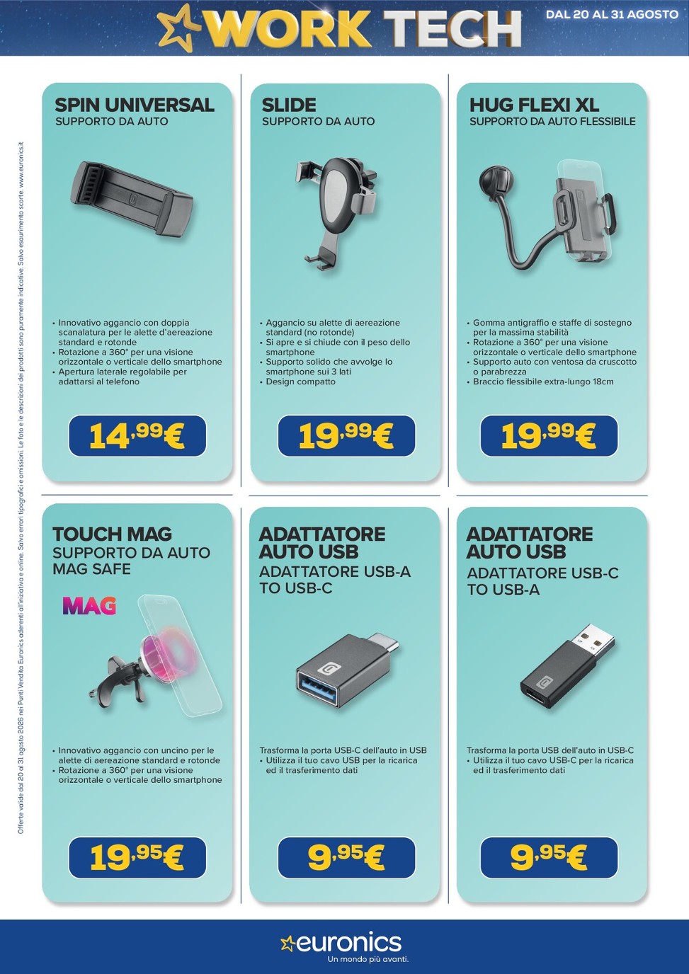 euronics - Volantino attuale di Euronics - Work Tech valido dal giovedì 20/08/2026 al lunedì 31/08/2026 - page: 25