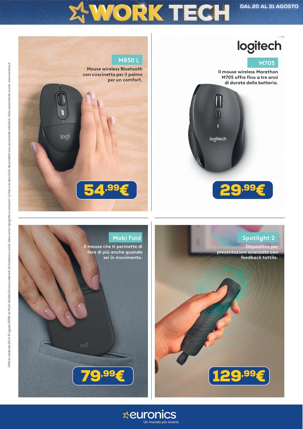 euronics - Volantino attuale di Euronics - Work Tech valido dal giovedì 20/08/2026 al lunedì 31/08/2026 - page: 17