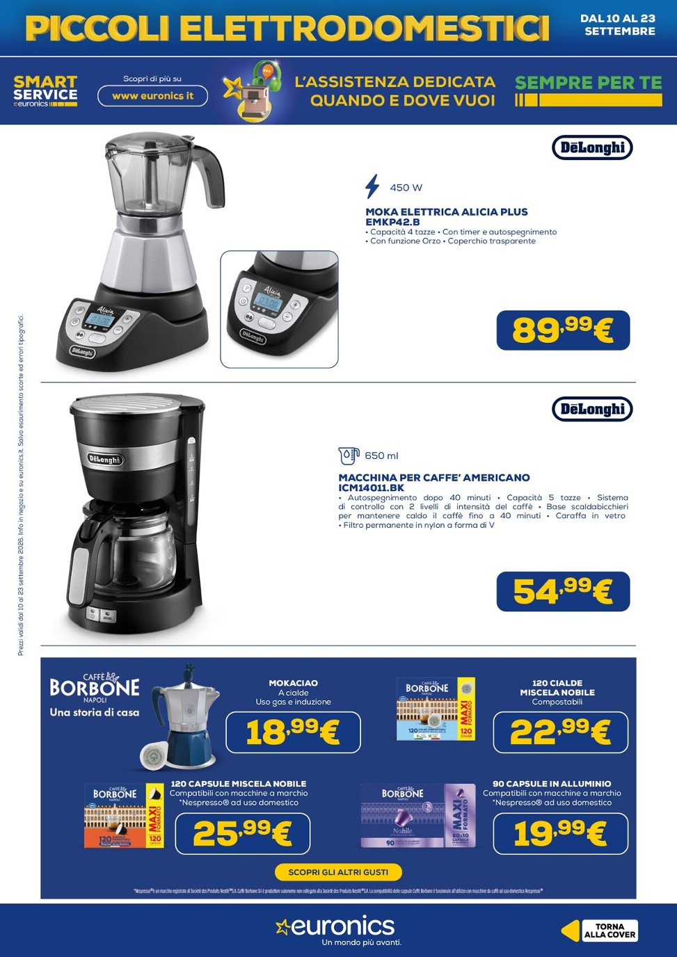 euronics - Volantino attuale di Euronics - Piccoli Elettrodomestici valido dal giovedì 10/09/2026 al mercoledì 23/09/2026 - page: 14