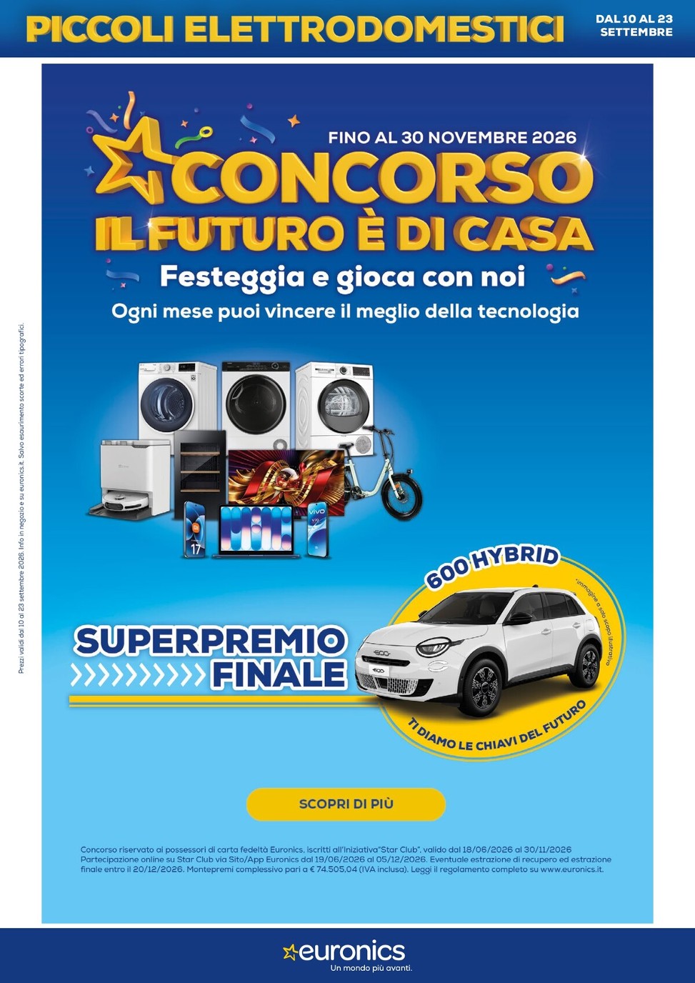 euronics - Volantino attuale di Euronics - Piccoli Elettrodomestici valido dal giovedì 10/09/2026 al mercoledì 23/09/2026 - page: 3