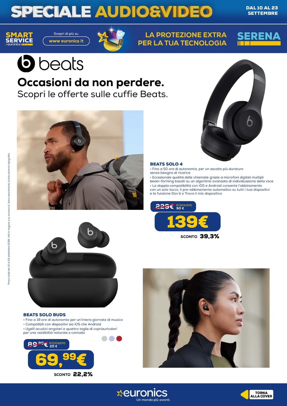 euronics - Volantino attuale di Euronics - Speciale Audio Video valido dal giovedì 10/09/2026 al mercoledì 23/09/2026 - page: 5