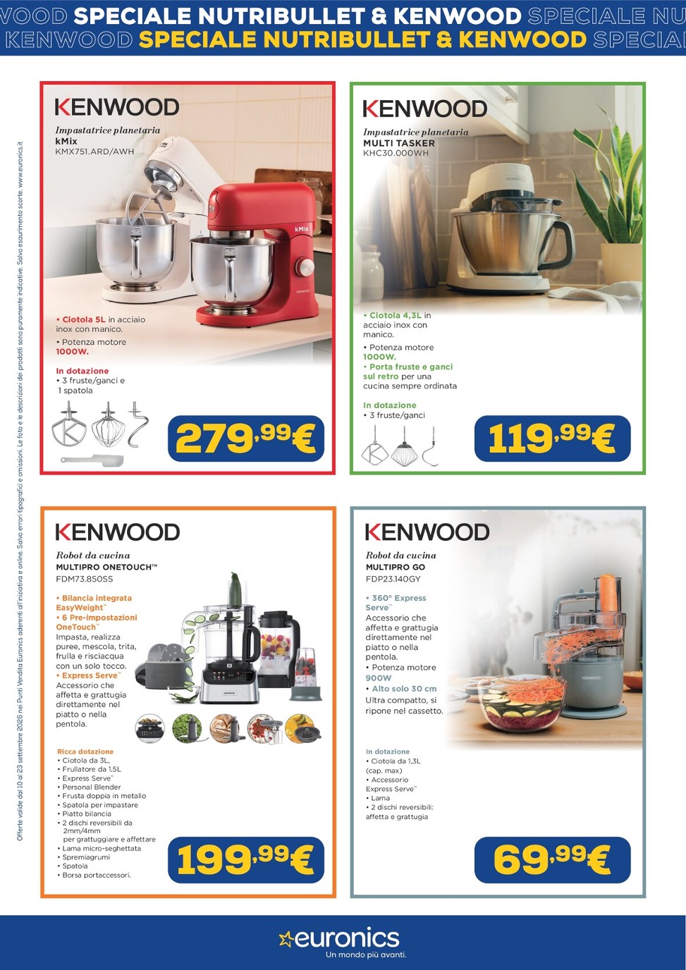 euronics - Volantino attuale di Euronics - Speciale Kenwood valido dal giovedì 10/09/2026 al mercoledì 23/09/2026 - page: 3