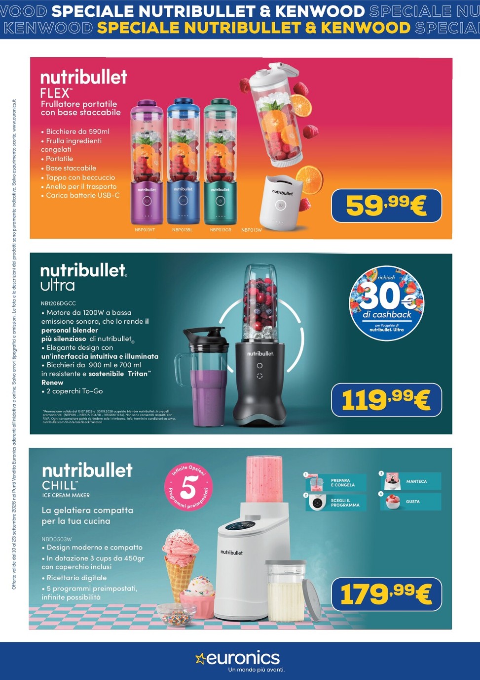 euronics - Volantino attuale di Euronics - Speciale Kenwood valido dal giovedì 10/09/2026 al mercoledì 23/09/2026 - page: 2