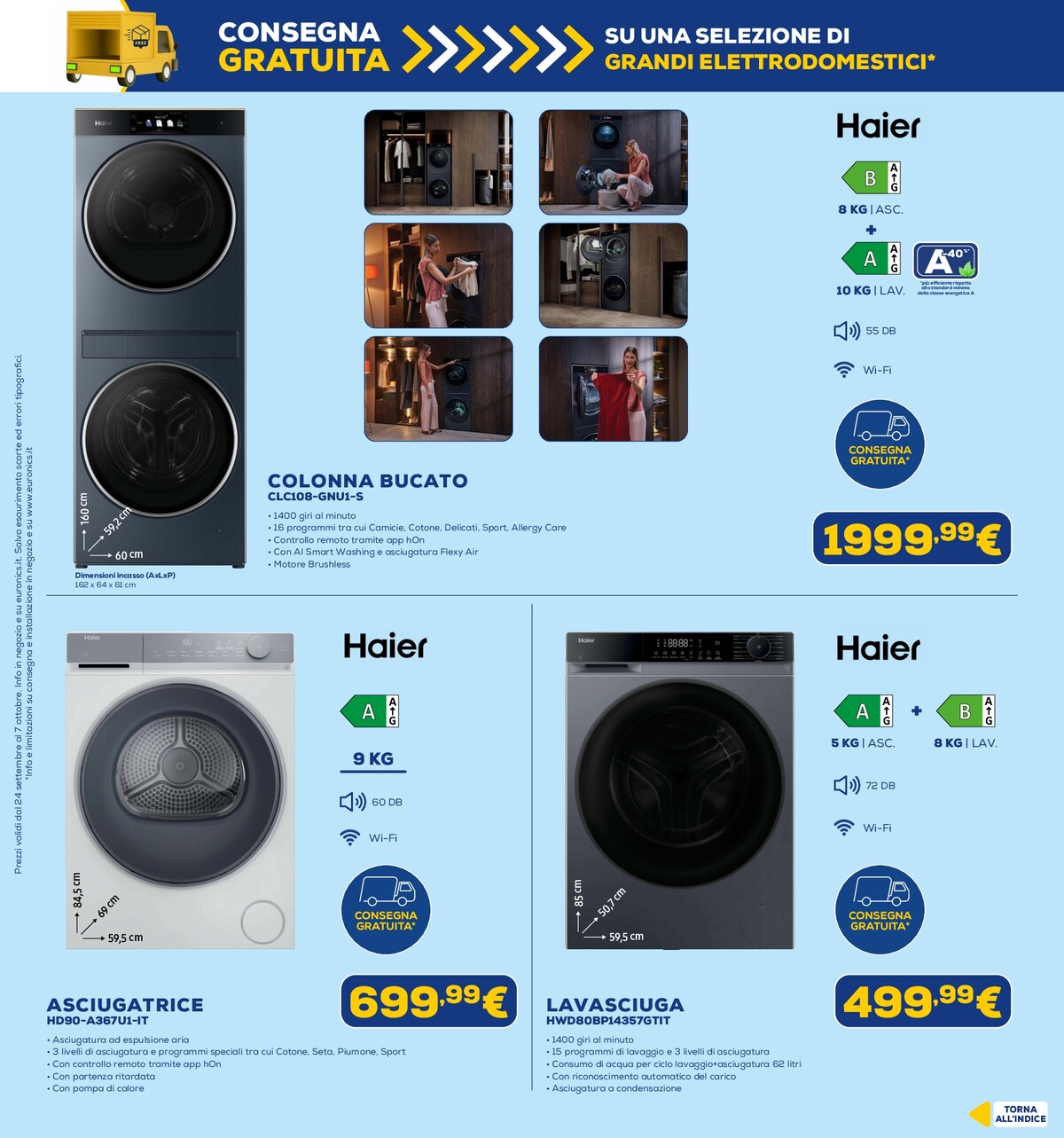 euronics - Volantino attuale di Euronics valido dal giovedì 24/09/2026 al mercoledì 07/10/2026 - page: 5