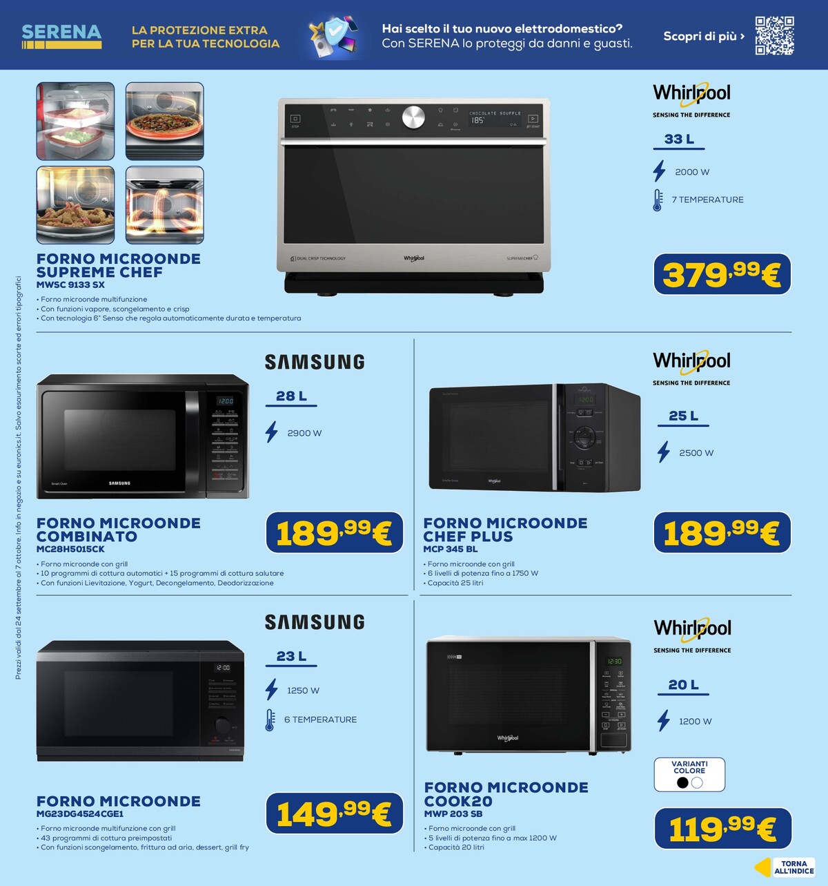 euronics - Volantino attuale di Euronics valido dal giovedì 24/09/2026 al mercoledì 07/10/2026 - page: 23