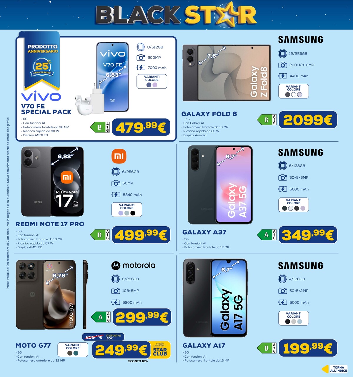 euronics - Volantino attuale di Euronics valido dal giovedì 24/09/2026 al mercoledì 07/10/2026 - page: 14