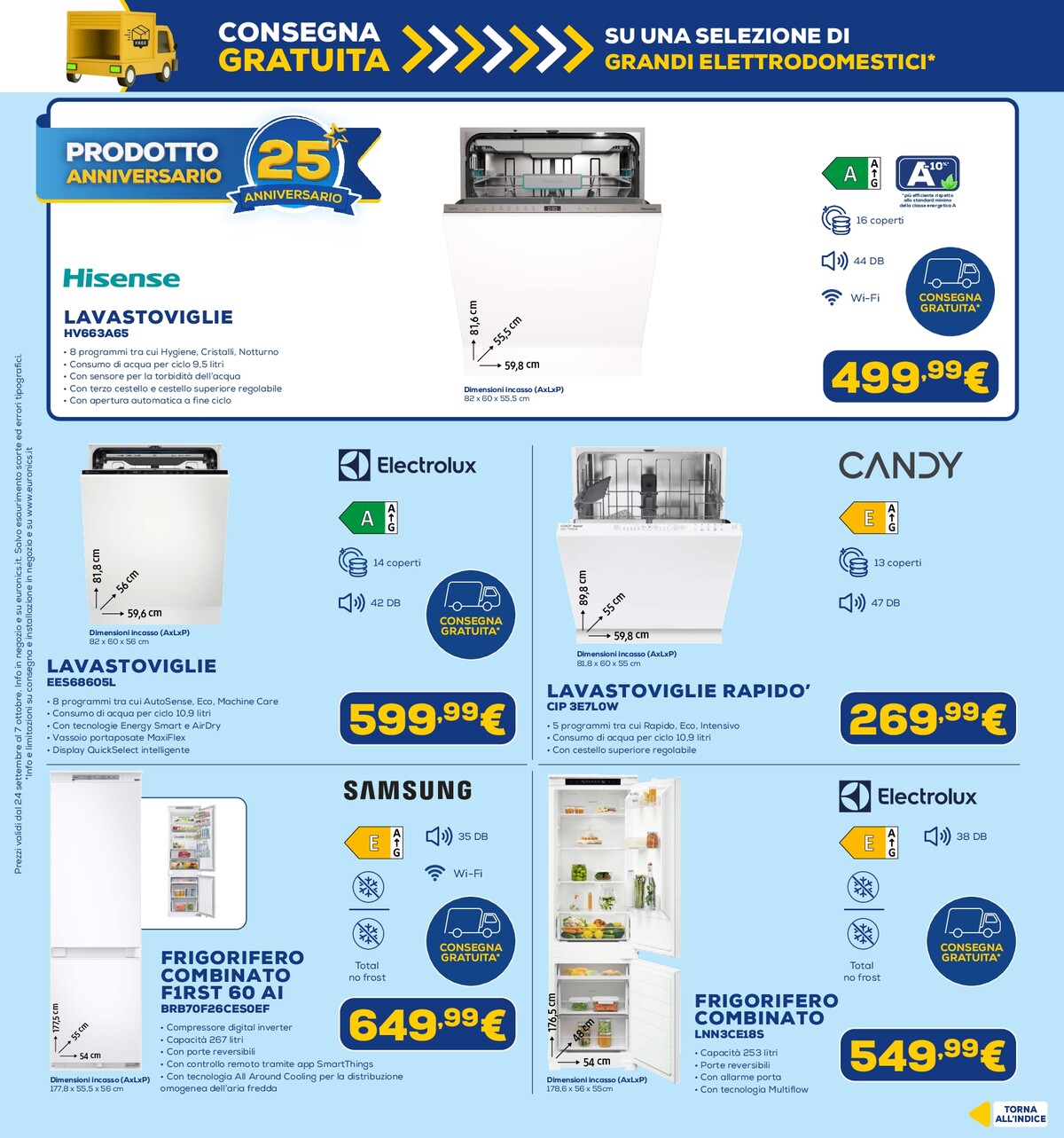 euronics - Volantino attuale di Euronics valido dal giovedì 24/09/2026 al mercoledì 07/10/2026 - page: 7