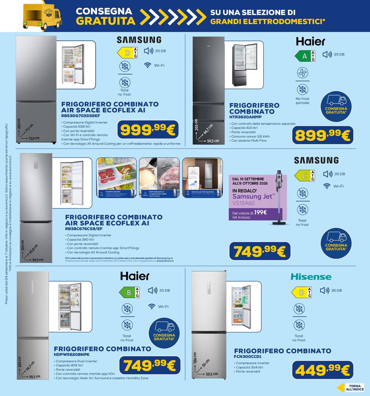 euronics - Volantino attuale di Euronics valido dal giovedì 24/09/2026 al mercoledì 07/10/2026 - page: 6