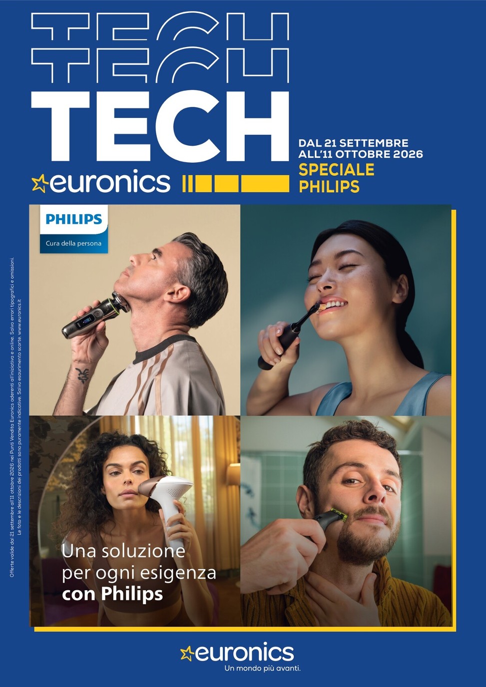 euronics - Volantino attuale di Euronics - Speciale Philips valido dal lunedì 21/09/2026 al domenica 11/10/2026