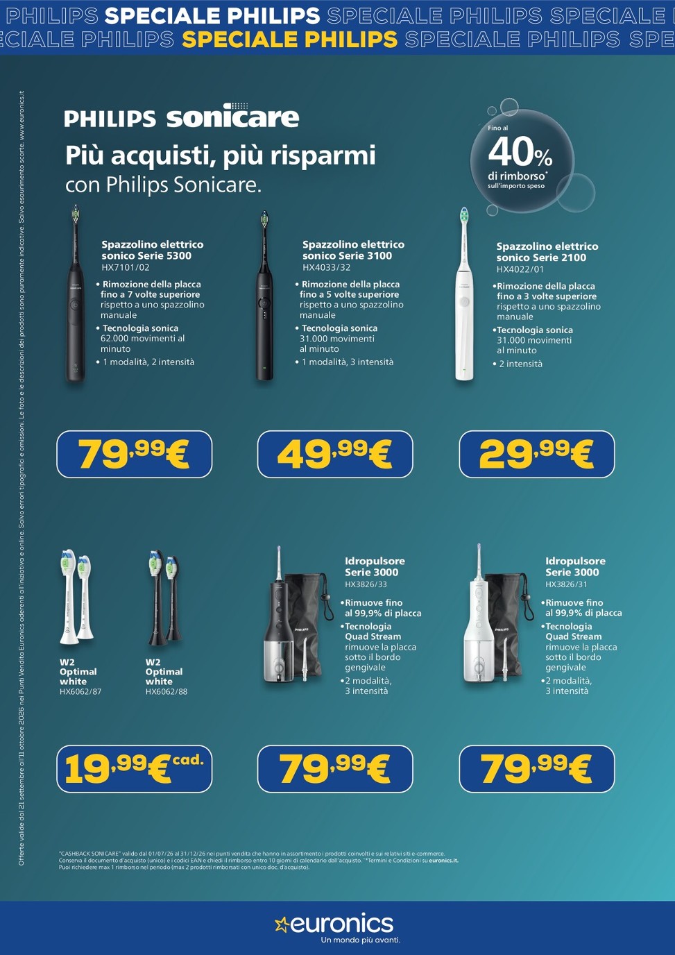 euronics - Volantino attuale di Euronics - Speciale Philips valido dal lunedì 21/09/2026 al domenica 11/10/2026 - page: 7