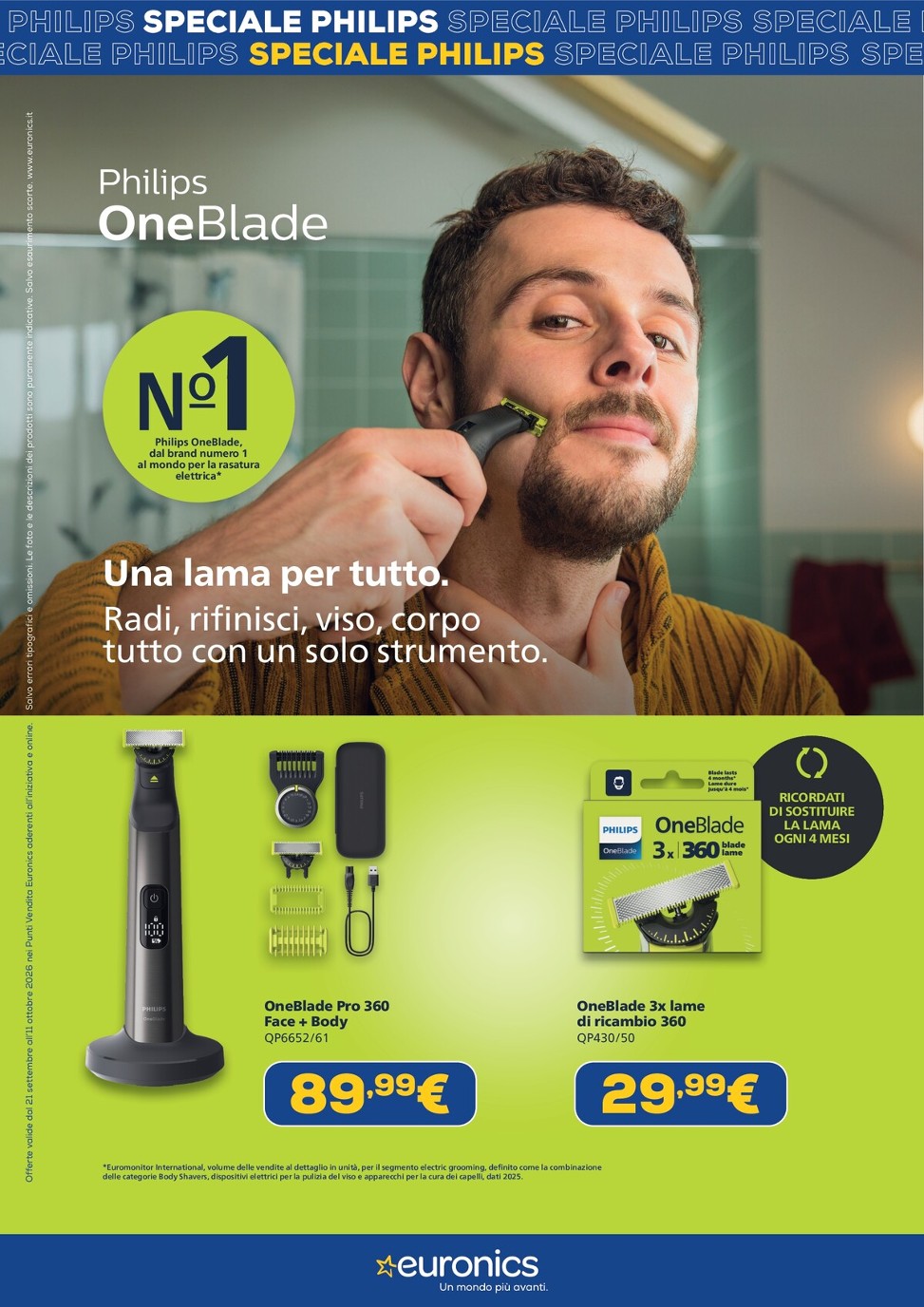 euronics - Volantino attuale di Euronics - Speciale Philips valido dal lunedì 21/09/2026 al domenica 11/10/2026 - page: 4