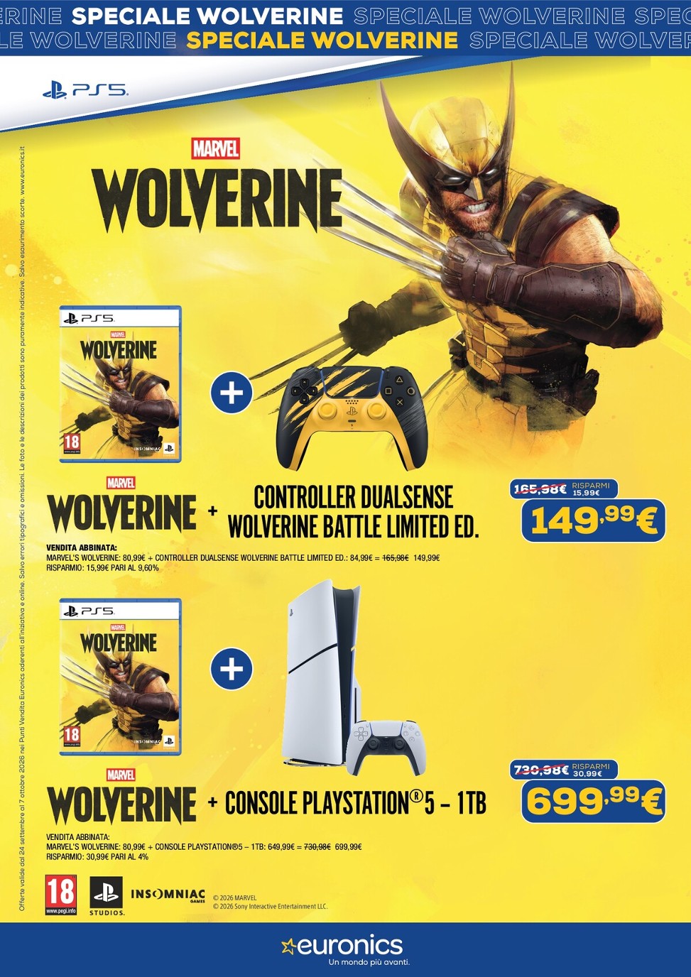 euronics - Volantino attuale di Euronics - Speciale Wolverine valido dal giovedì 24/09/2026 al mercoledì 07/10/2026 - page: 3