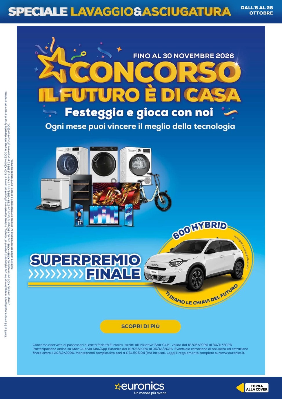euronics - Volantino attuale di Euronics - Lavaggio & Asciugatura valido dal giovedì 08/10/2026 al mercoledì 28/10/2026 - page: 2