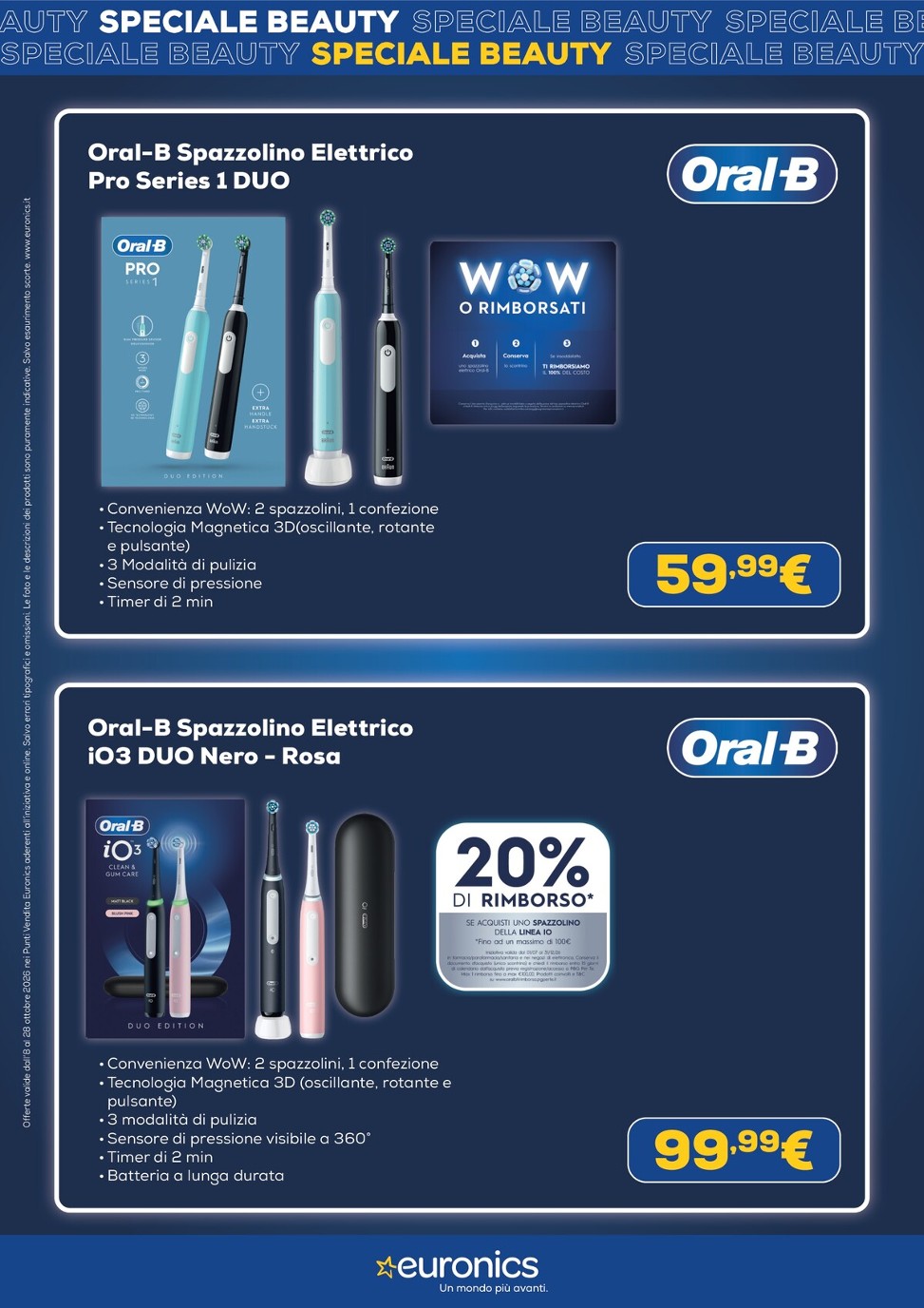 euronics - Volantino attuale di Euronics - Beauty valido dal giovedì 08/10/2026 al mercoledì 28/10/2026 - page: 9