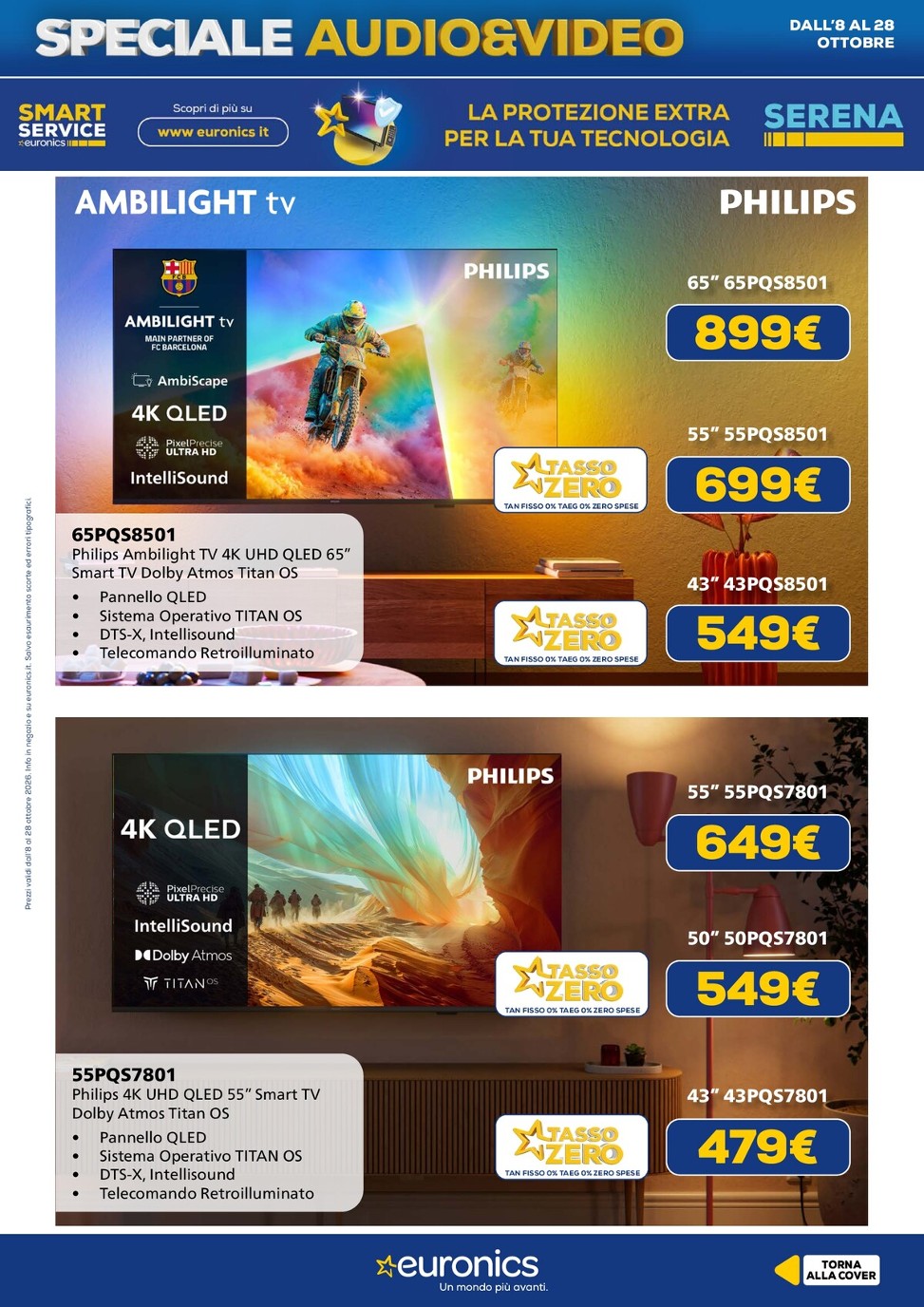 euronics - Volantino attuale di Euronics - Audio Video valido dal giovedì 08/10/2026 al mercoledì 28/10/2026 - page: 16