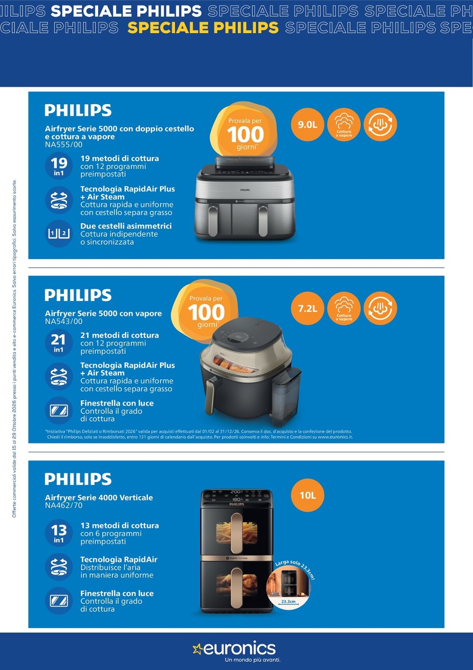 euronics - Volantino attuale di Euronics - Philips valido dal giovedì 15/10/2026 al giovedì 29/10/2026 - page: 3