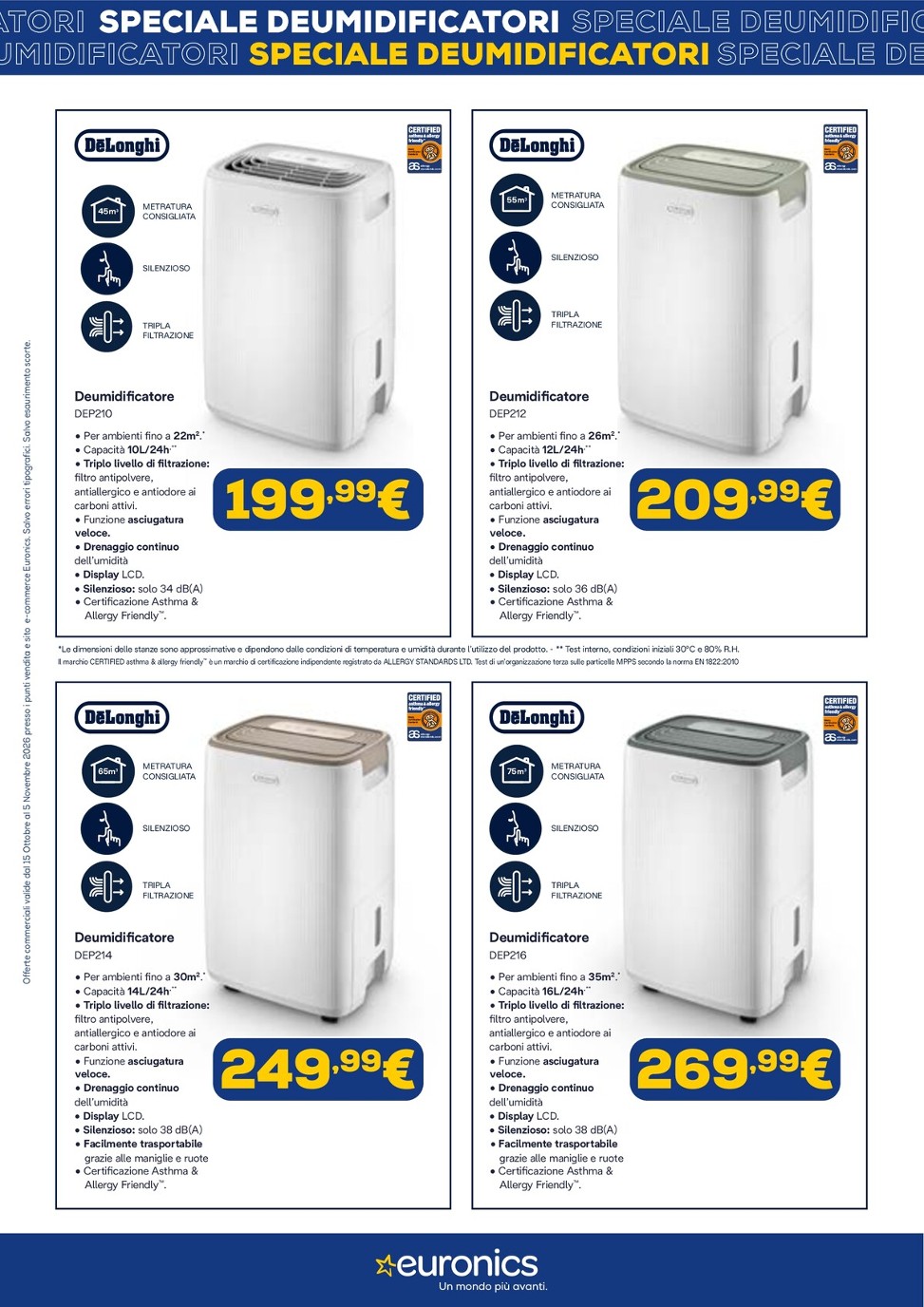 euronics - Volantino attuale di Euronics - De Longhi valido dal giovedì 15/10/2026 al giovedì 05/11/2026 - page: 3