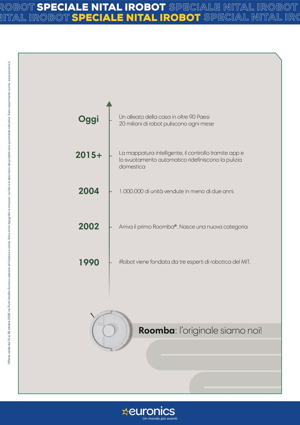 euronics - Volantino attuale di Euronics - Nital iRobot valido dal giovedì 15/10/2026 al venerdì 30/10/2026 - page: 3