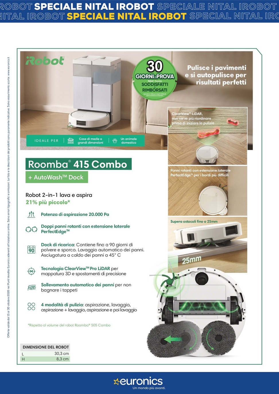 euronics - Volantino attuale di Euronics - Nital iRobot valido dal giovedì 15/10/2026 al venerdì 30/10/2026 - page: 6