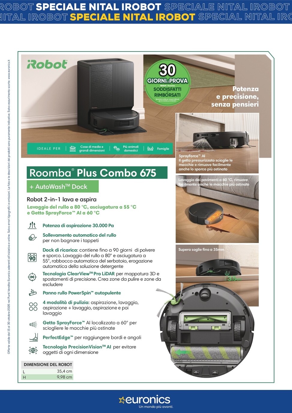 euronics - Volantino attuale di Euronics - Nital iRobot valido dal giovedì 15/10/2026 al venerdì 30/10/2026 - page: 9