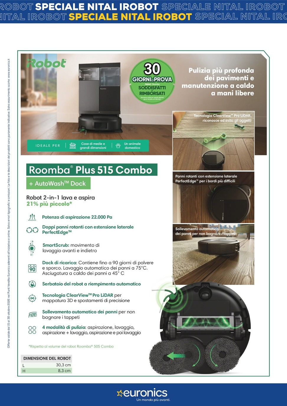euronics - Volantino attuale di Euronics - Nital iRobot valido dal giovedì 15/10/2026 al venerdì 30/10/2026 - page: 7
