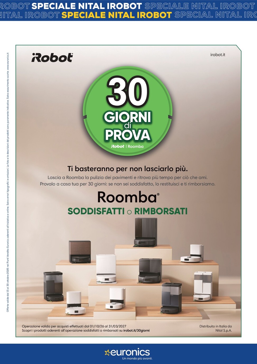 euronics - Volantino attuale di Euronics - Nital iRobot valido dal giovedì 15/10/2026 al venerdì 30/10/2026 - page: 11