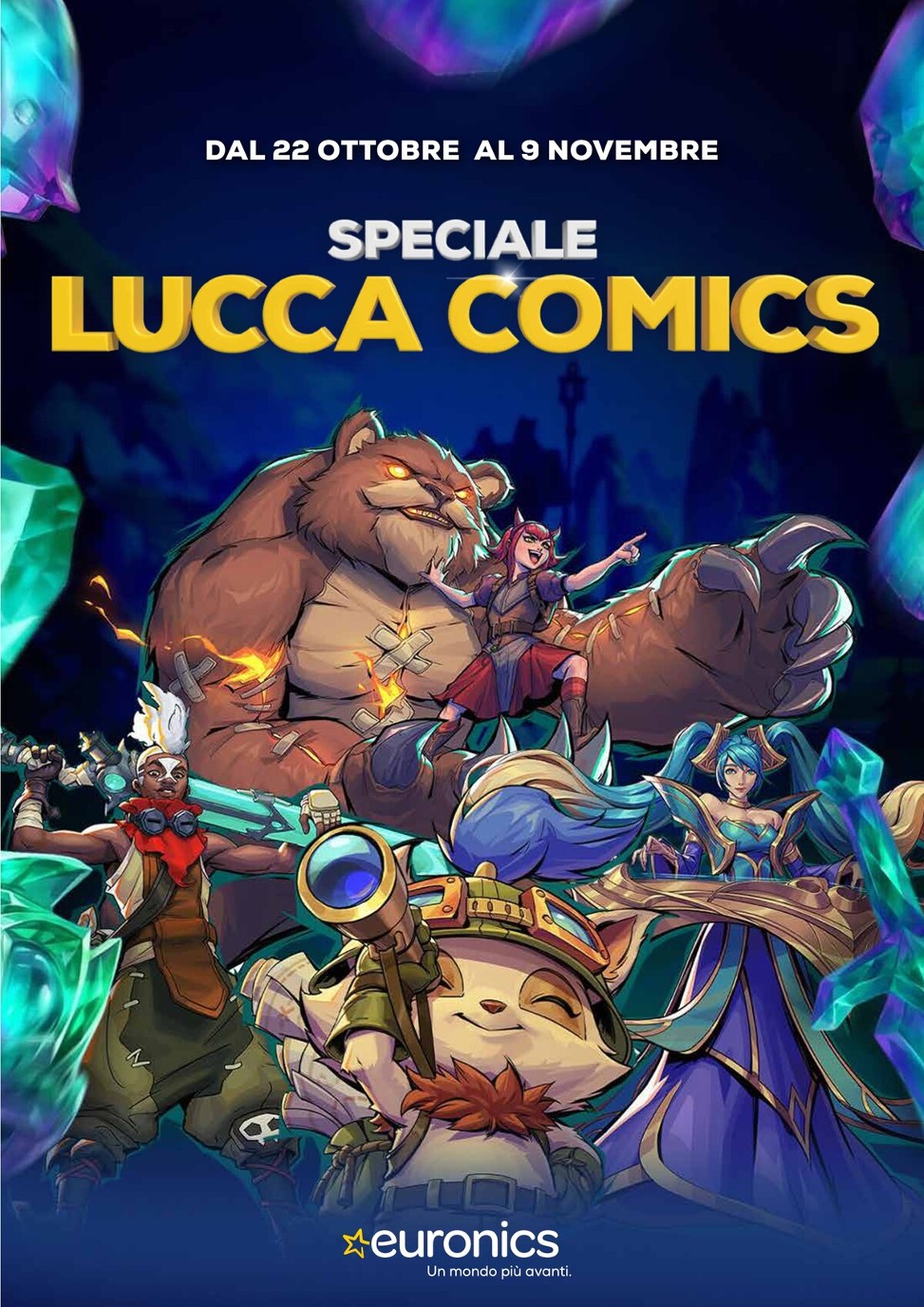 euronics - Volantino attuale di Euronics - Speciale Lucca Comics valido dal giovedì 22/10/2026 al lunedì 09/11/2026