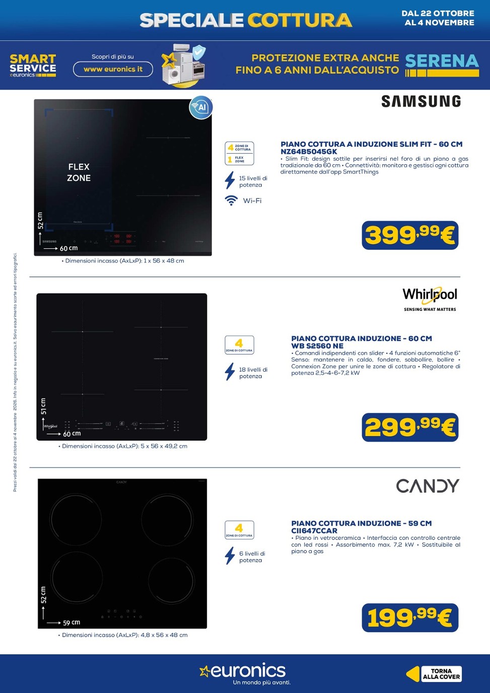 euronics - Volantino attuale di Euronics - Cottura valido dal giovedì 22/10/2026 al mercoledì 04/11/2026 - page: 10