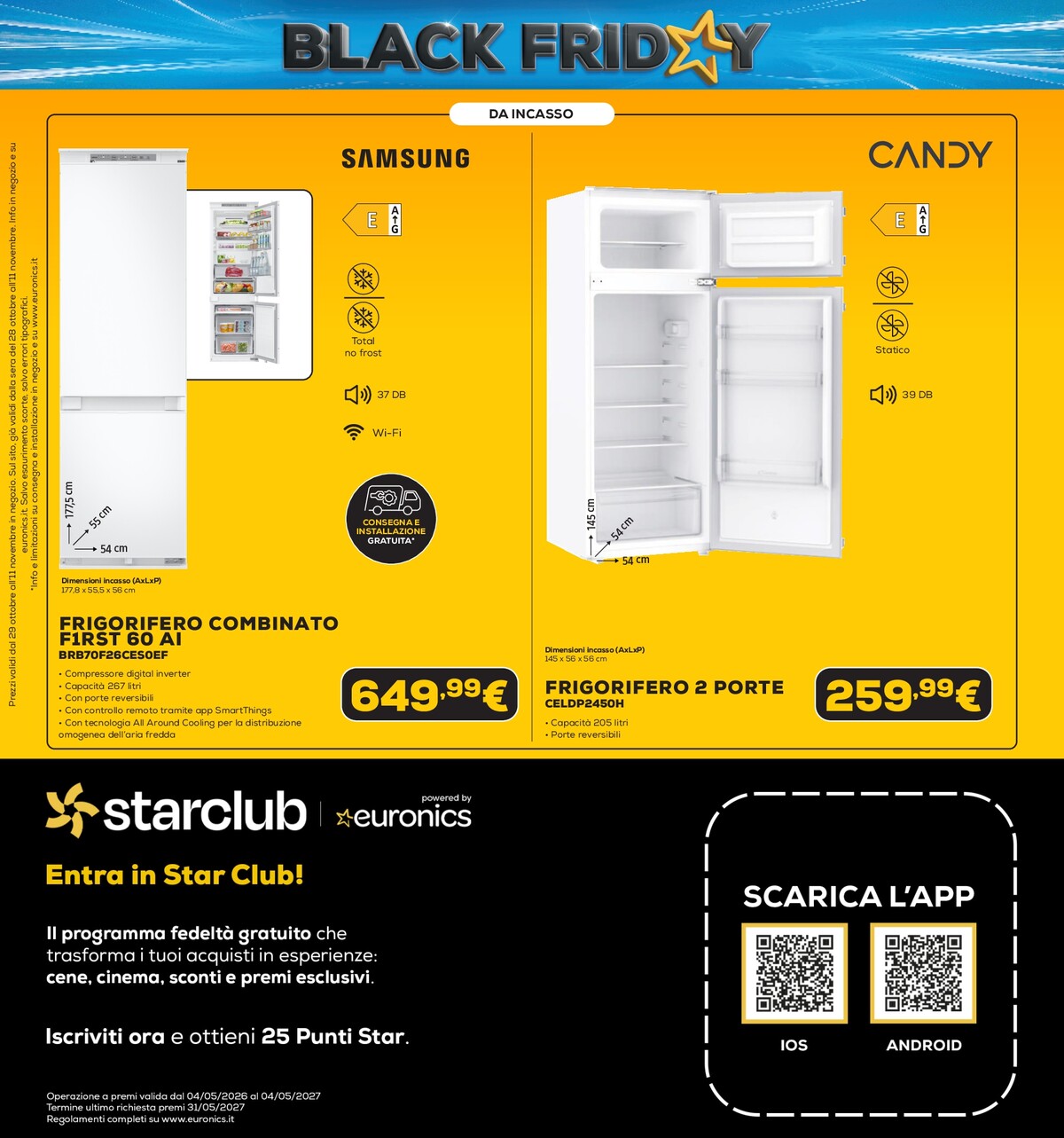 euronics - Volantino attuale di Euronics - Black Friday Anteprima valido dal giovedì 29/10/2026 al mercoledì 11/11/2026 - page: 50