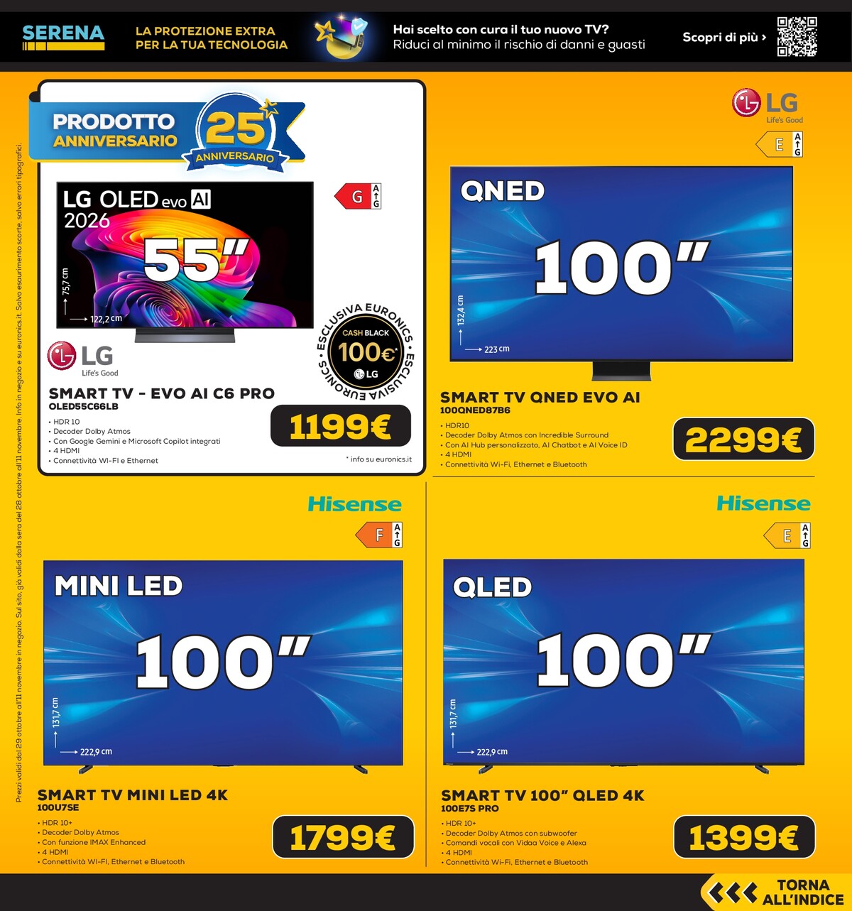 euronics - Volantino attuale di Euronics - Black Friday Anteprima valido dal giovedì 29/10/2026 al mercoledì 11/11/2026 - page: 19