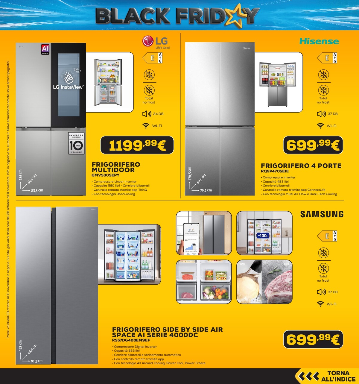 euronics - Volantino attuale di Euronics - Black Friday Anteprima valido dal giovedì 29/10/2026 al mercoledì 11/11/2026 - page: 45