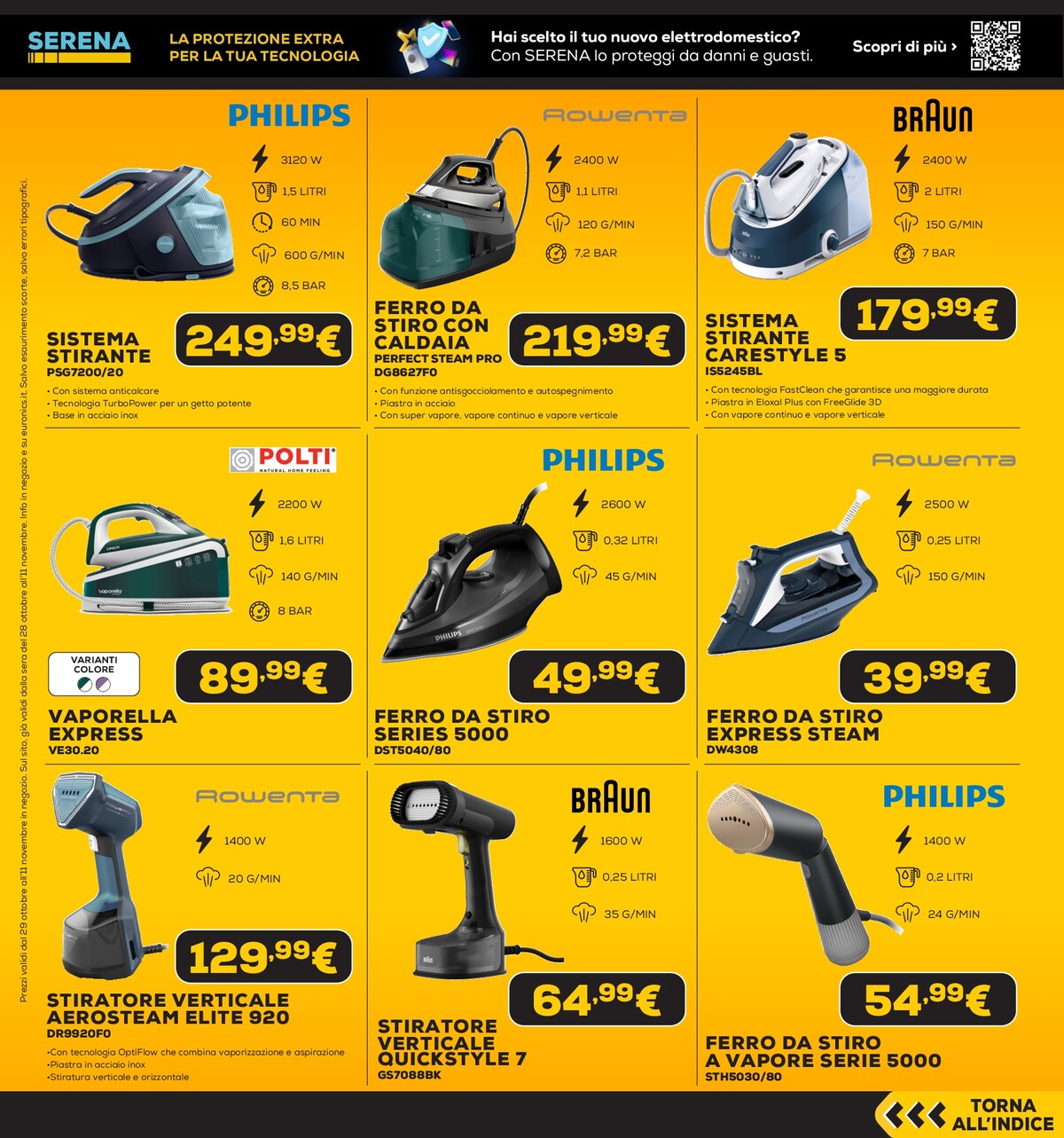 euronics - Volantino attuale di Euronics - Black Friday Anteprima valido dal giovedì 29/10/2026 al mercoledì 11/11/2026 - page: 58