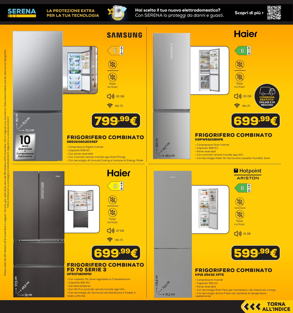 euronics - Volantino attuale di Euronics - Black Friday Anteprima valido dal giovedì 29/10/2026 al mercoledì 11/11/2026 - page: 42