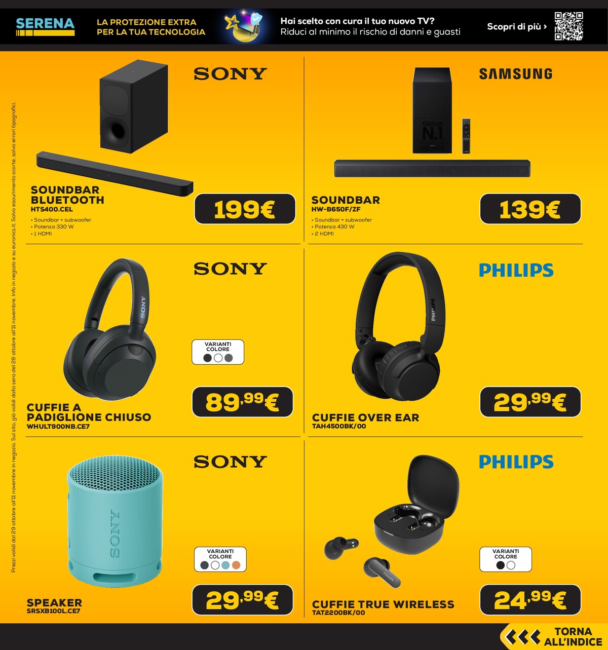 euronics - Volantino attuale di Euronics - Black Friday Anteprima valido dal giovedì 29/10/2026 al mercoledì 11/11/2026 - page: 25