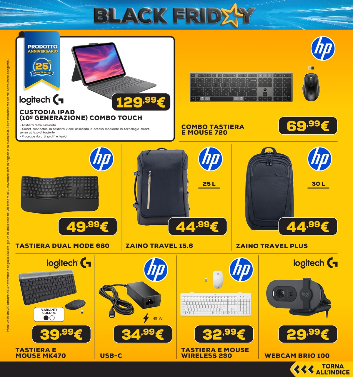 euronics - Volantino attuale di Euronics - Black Friday Anteprima valido dal giovedì 29/10/2026 al mercoledì 11/11/2026 - page: 33