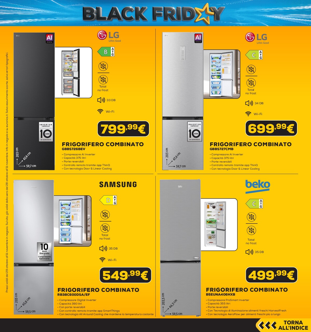 euronics - Volantino attuale di Euronics - Black Friday Anteprima valido dal giovedì 29/10/2026 al mercoledì 11/11/2026 - page: 41