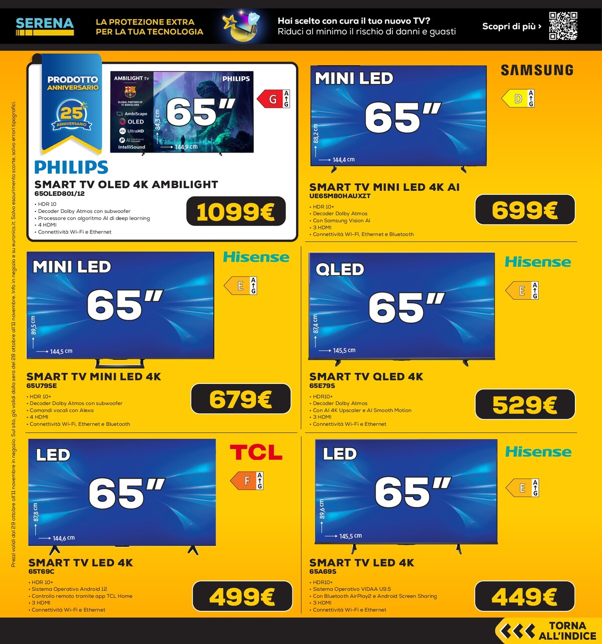 euronics - Volantino attuale di Euronics - Black Friday Anteprima valido dal giovedì 29/10/2026 al mercoledì 11/11/2026 - page: 21