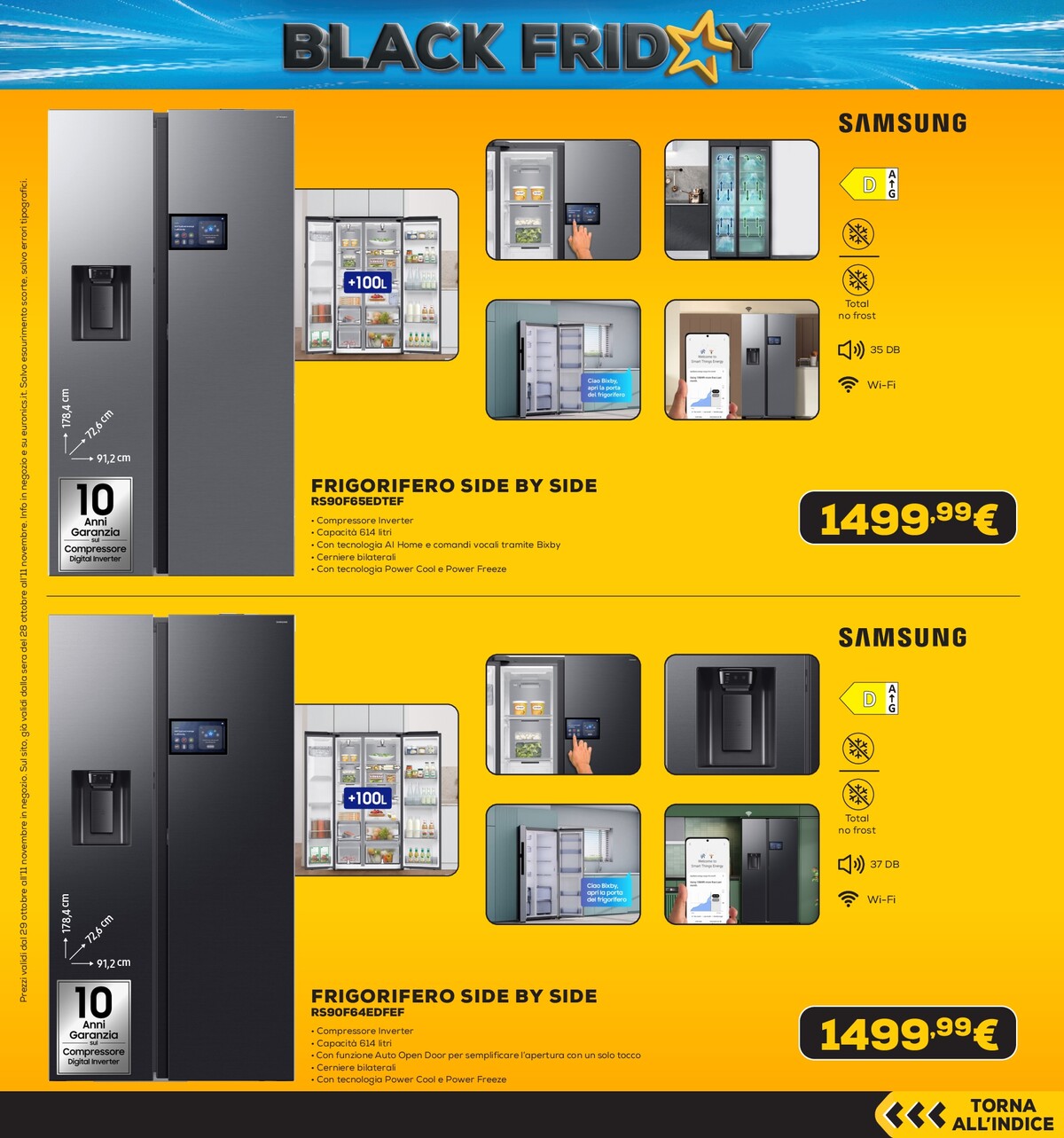 euronics - Volantino attuale di Euronics - Black Friday Anteprima valido dal giovedì 29/10/2026 al mercoledì 11/11/2026 - page: 43