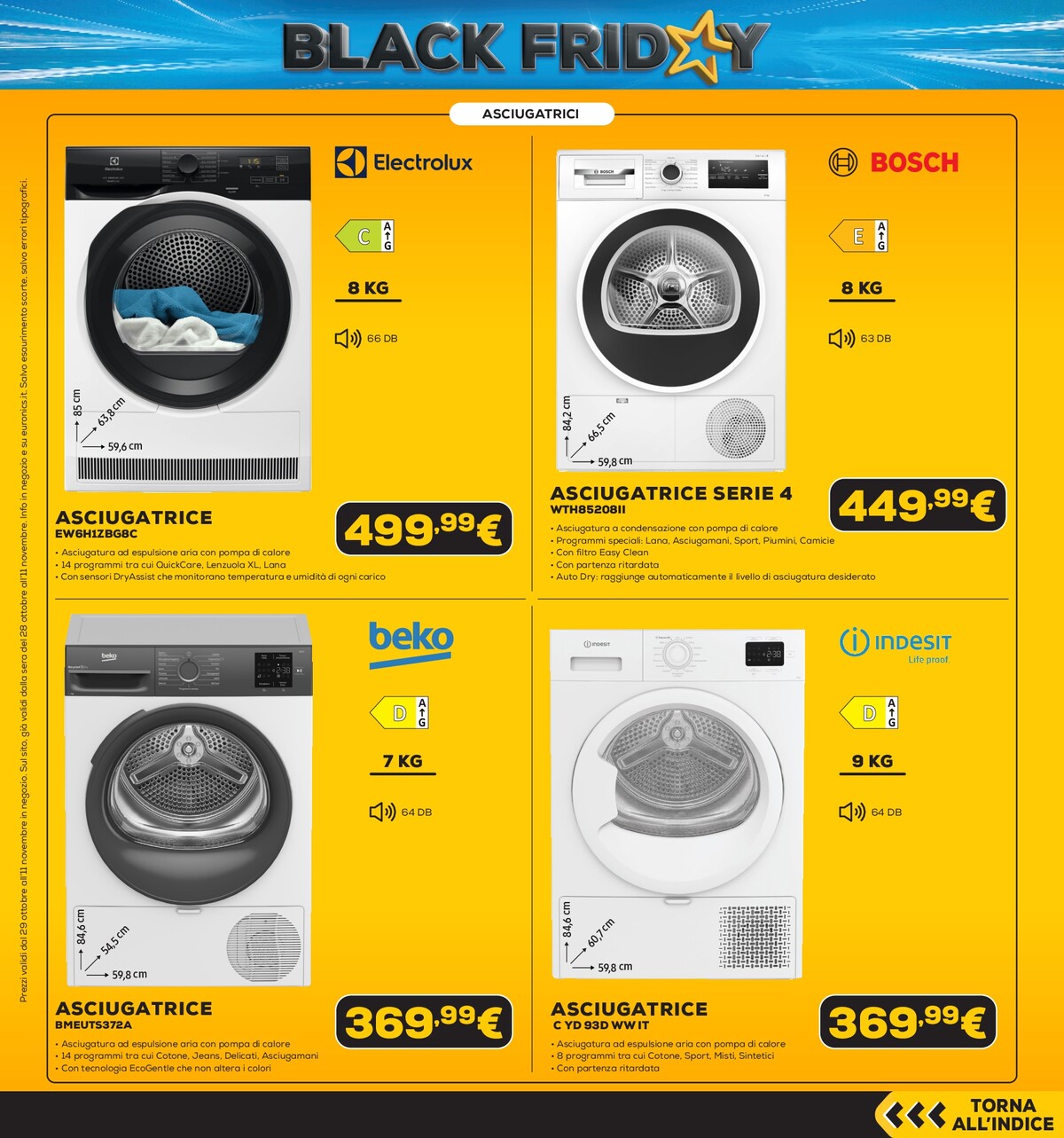 euronics - Volantino attuale di Euronics - Black Friday Anteprima valido dal giovedì 29/10/2026 al mercoledì 11/11/2026 - page: 37