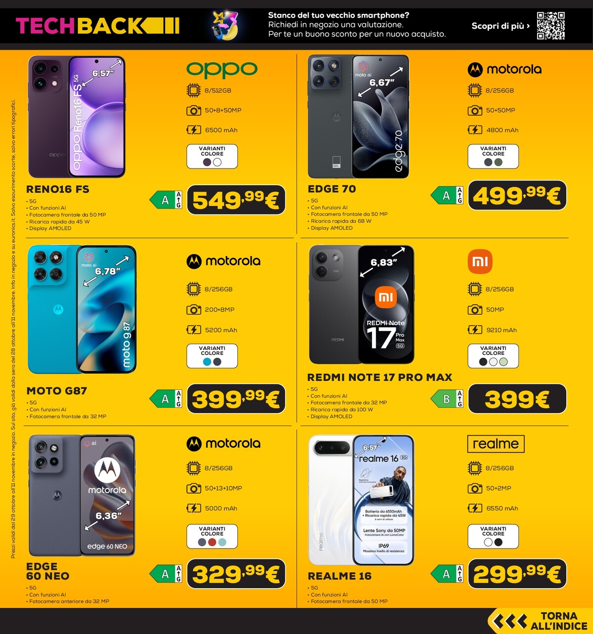 euronics - Volantino attuale di Euronics - Black Friday Anteprima valido dal giovedì 29/10/2026 al mercoledì 11/11/2026 - page: 4