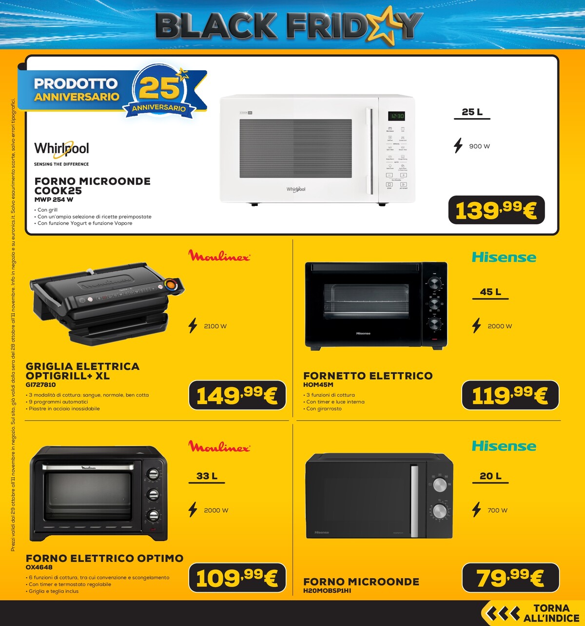 euronics - Volantino attuale di Euronics - Black Friday Anteprima valido dal giovedì 29/10/2026 al mercoledì 11/11/2026 - page: 59