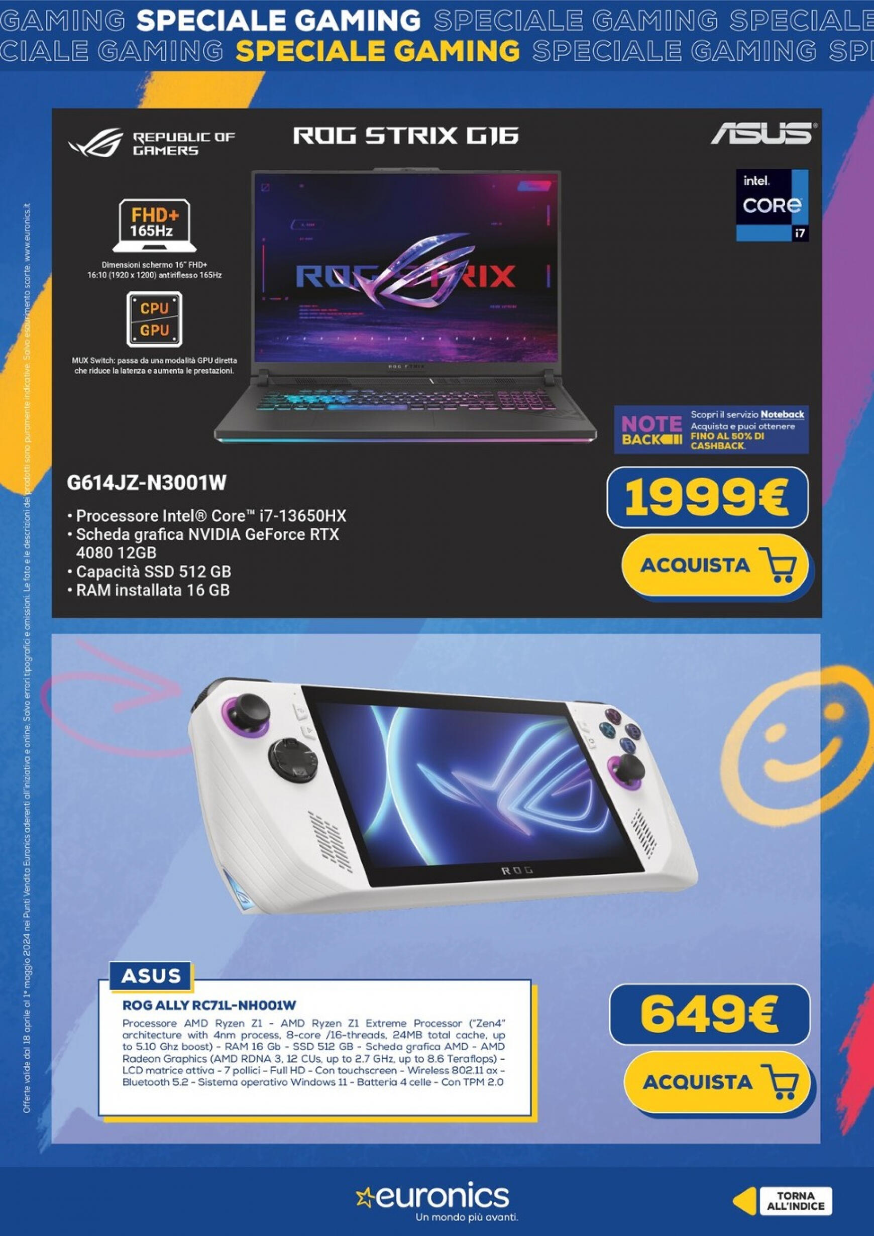 euronics - Nuovo volantino Euronics - Speciale Gaming 18.04. - 01.05. - page: 10