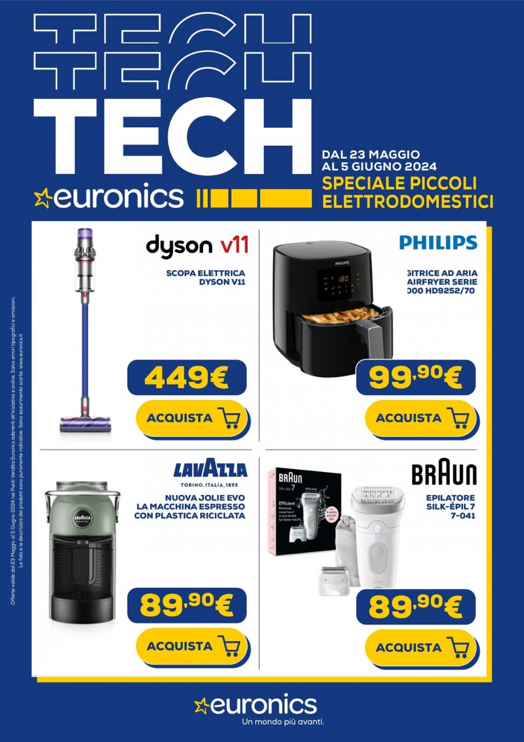 euronics - Nuovo volantino Euronics - Speciale Piccoli Elettrodomestici 23.05. - 05.06.