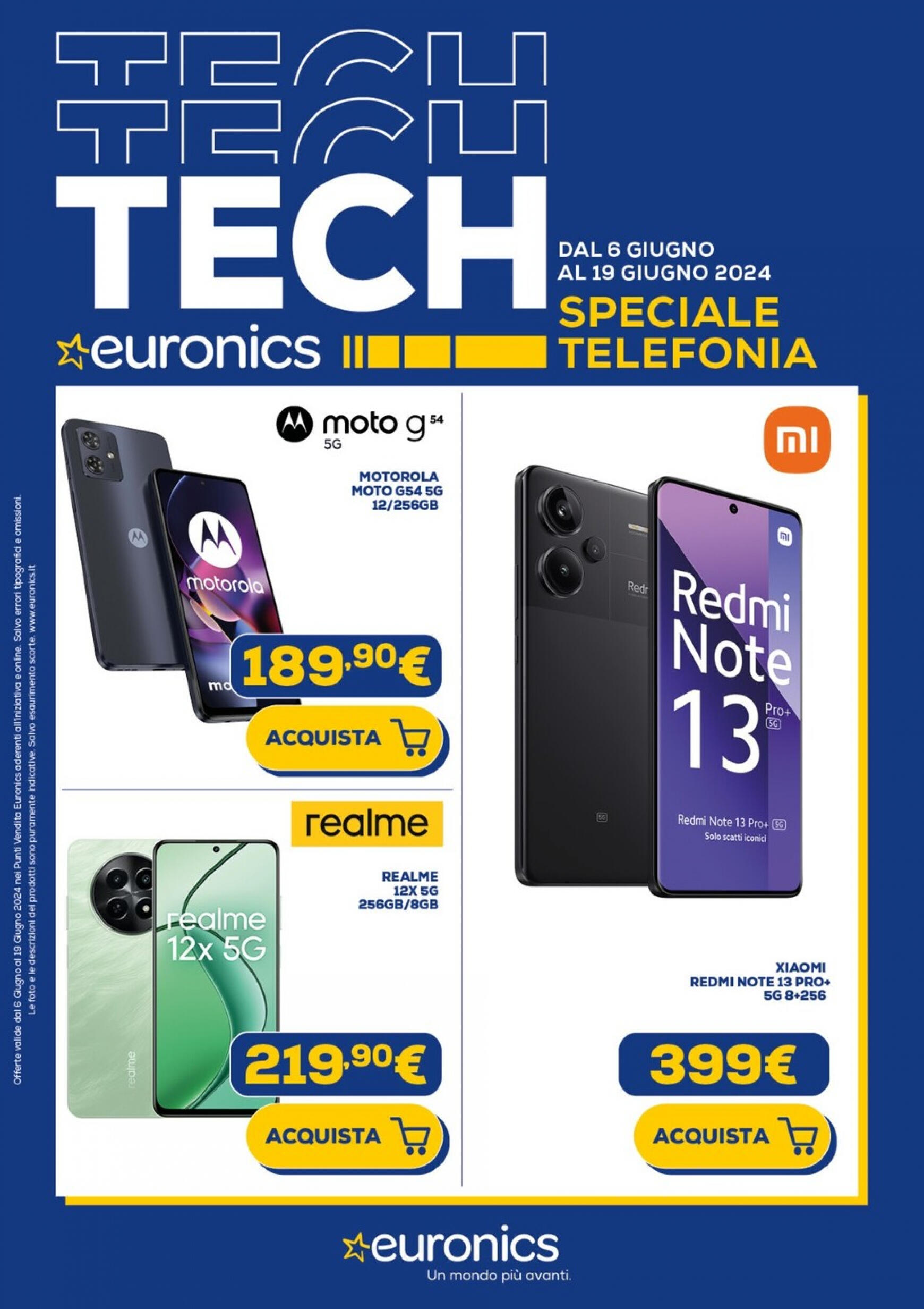 euronics - Nuovo volantino Euronics - Speciale Telefonia 06.06. - 19.06.
