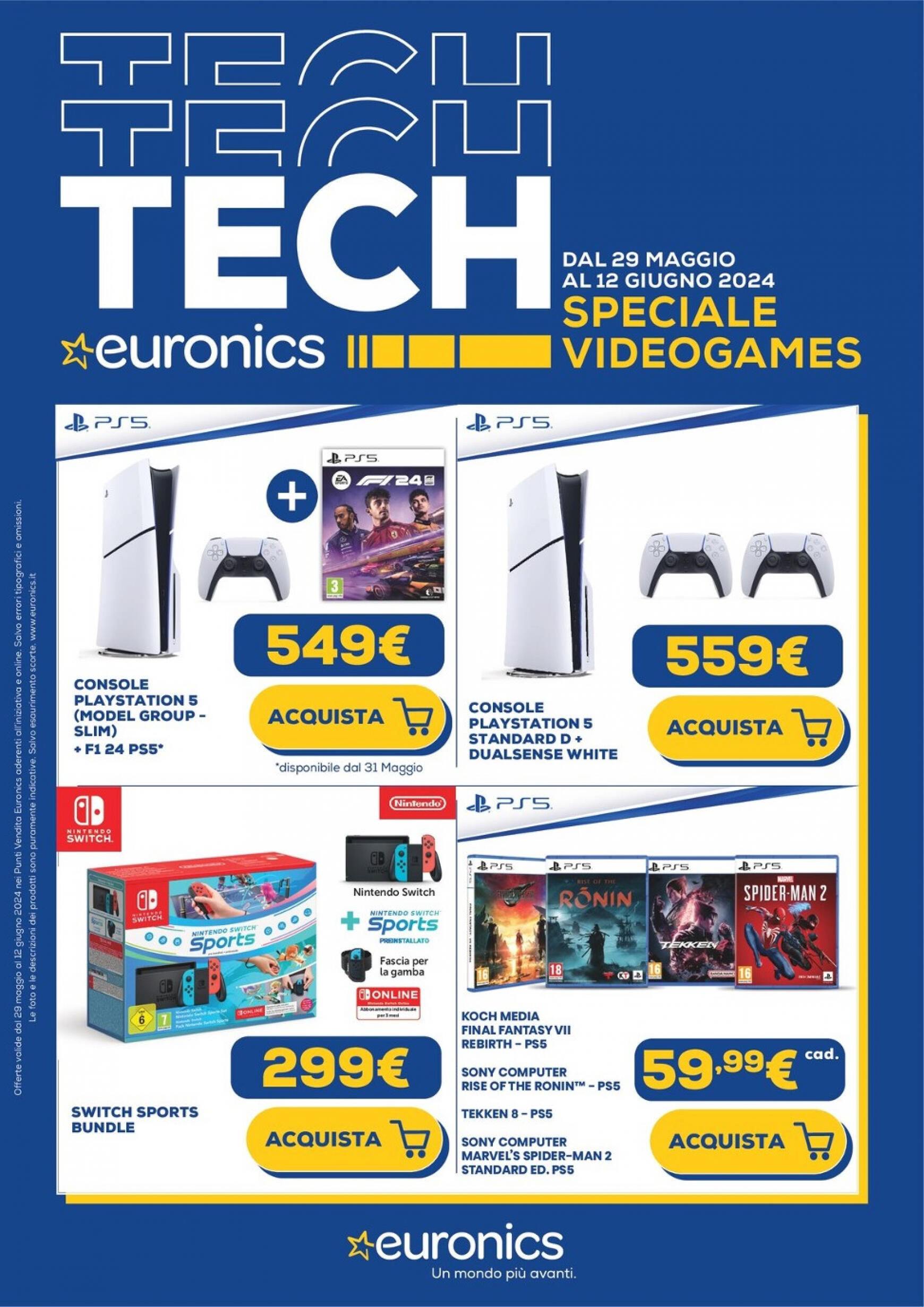 euronics - Nuovo volantino Euronics - Speciale Videogames 29.05. - 12.06.