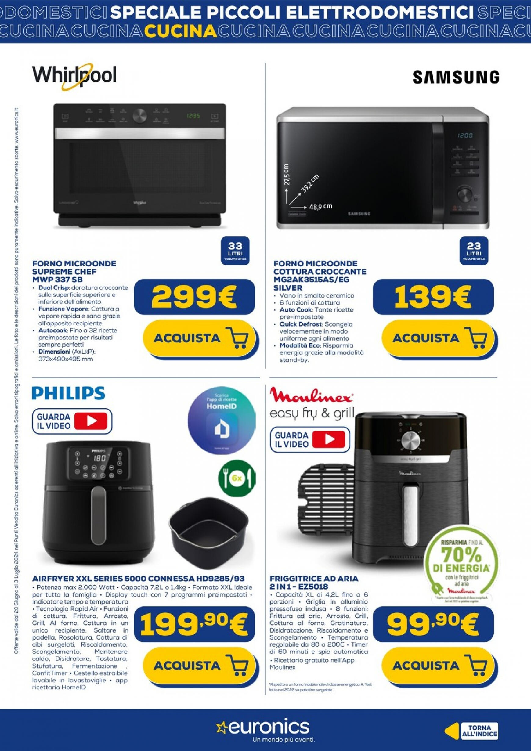 euronics - Nuovo volantino Euronics - Speciale Piccoli Elettrodomestici 20.06. - 03.07. - page: 7