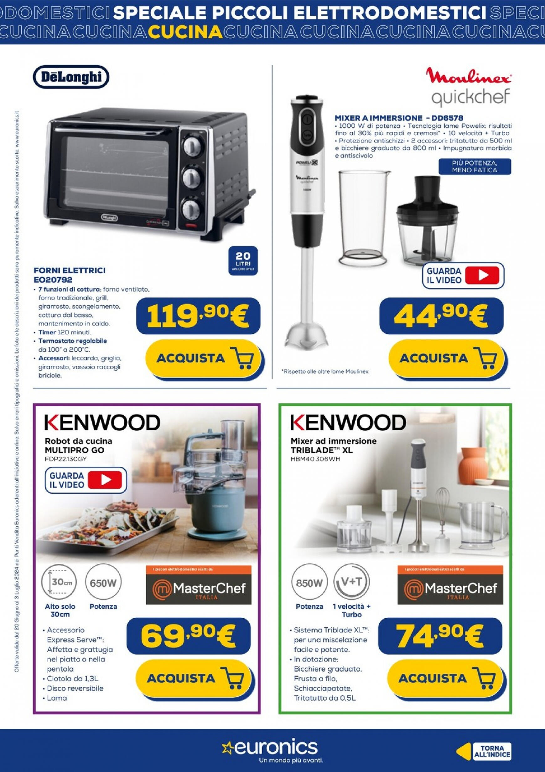 euronics - Nuovo volantino Euronics - Speciale Piccoli Elettrodomestici 20.06. - 03.07. - page: 8