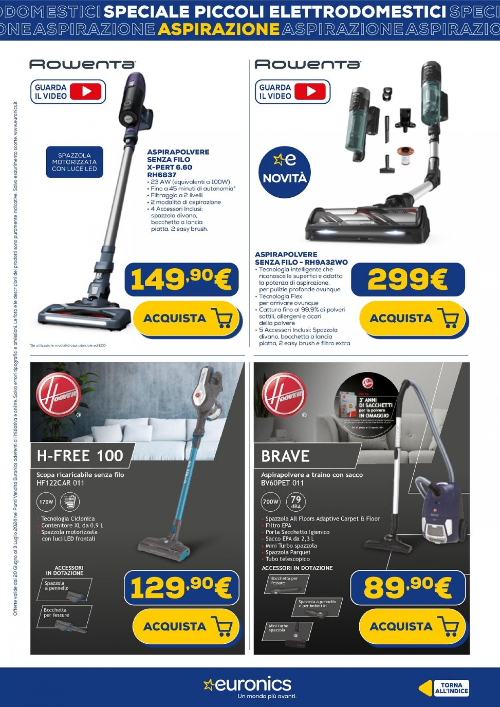 euronics - Nuovo volantino Euronics - Speciale Piccoli Elettrodomestici 20.06. - 03.07. - page: 4