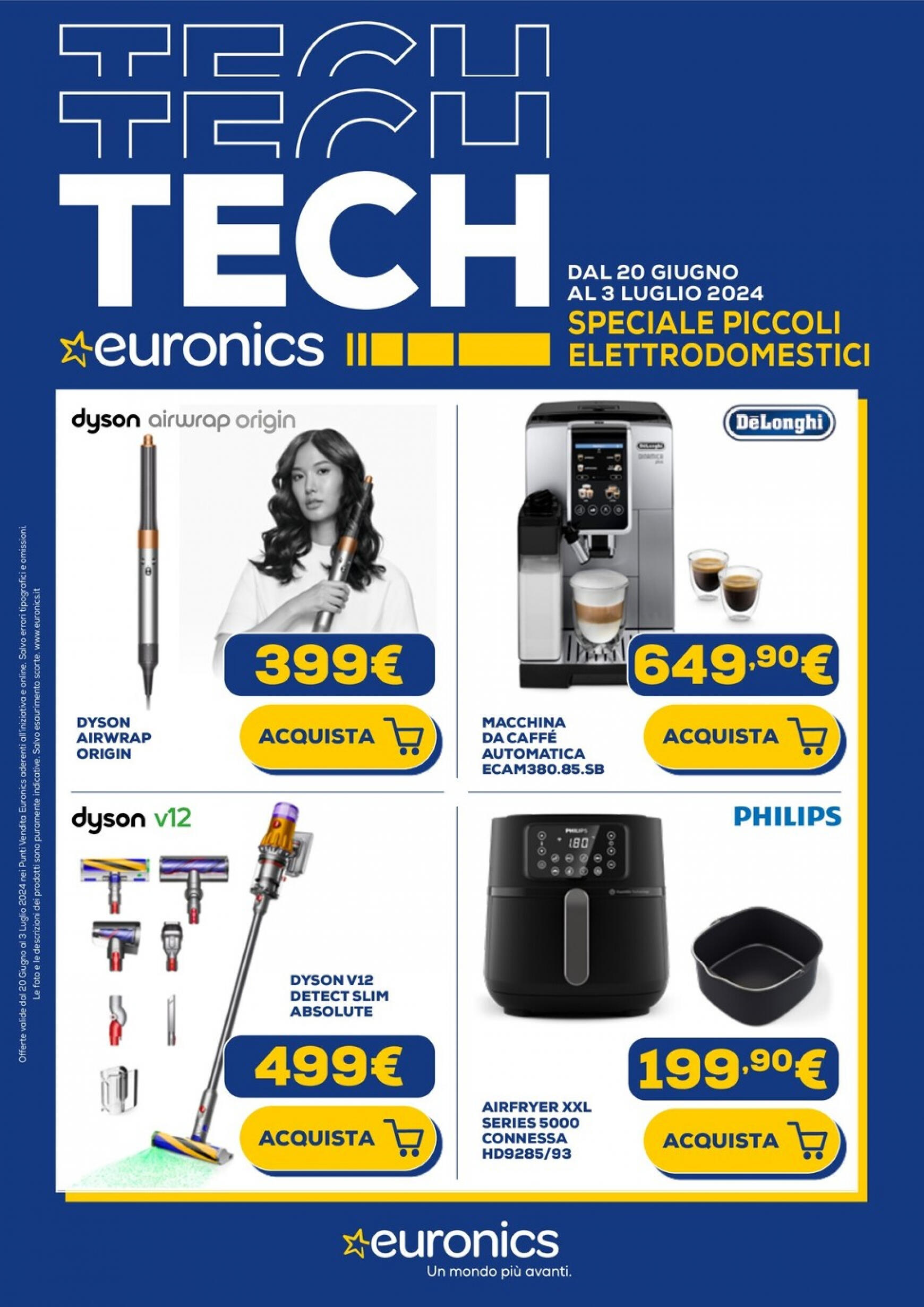 euronics - Nuovo volantino Euronics - Speciale Piccoli Elettrodomestici 20.06. - 03.07.