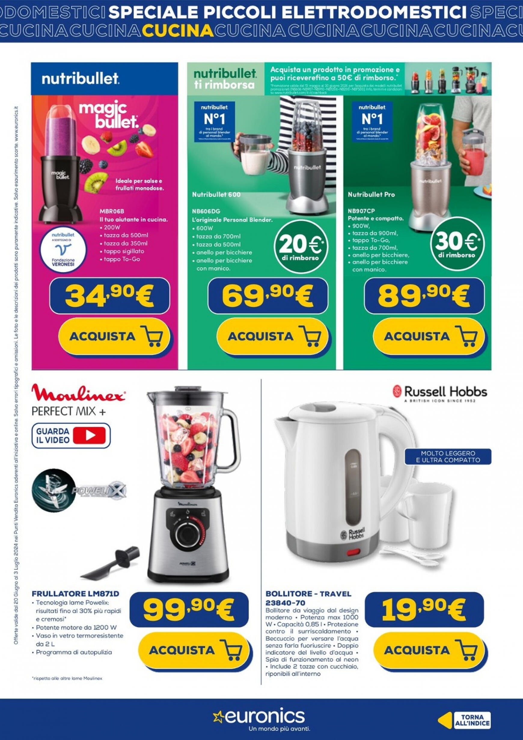 euronics - Nuovo volantino Euronics - Speciale Piccoli Elettrodomestici 20.06. - 03.07. - page: 9